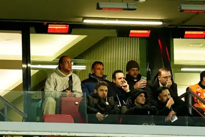 Galatasaray'da Noa Lang, Fatih Karagümrük maçını izledi!