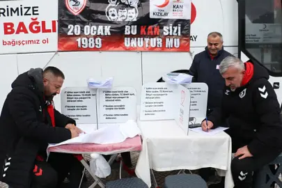 Kan bağışı yapanlara Samsunspor forması ve maç bileti hediye