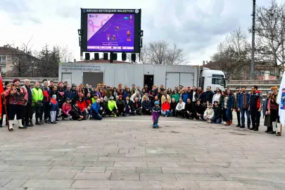 Ankara’da tekerler farkındalık için döndü