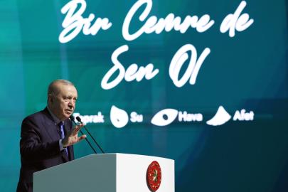 Cumhurbaşkanı Erdoğan: Dünya, çevre ve iklim meselesinde ciddi sınamaların eşiğinde bulunuyor