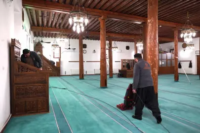 Kayseri Melikgazi'de camiler pırıl pırıl