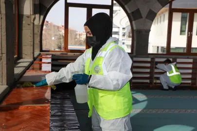 Kayseri Talas'ta camiler ramazana hazır