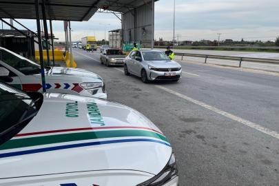 Mersin'de drone destekli denetim: Bin 649 araç kontrol edildi