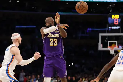 NBA'de Thunder, Lakers deplasmanında kazandı