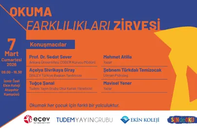 Okuma Farklılıkları Zirvesi 7 Mart’ta İzmir’de gerçekleşiyor