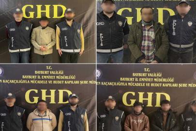 Bayburt’ta göçmen kaçakçılığı operasyonu: 5 şüpheli yakalandı