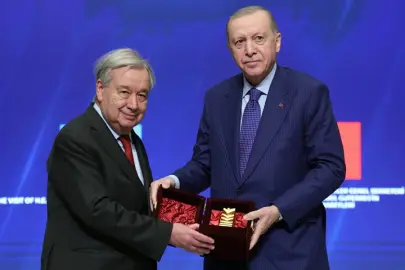 BM Genel Sekreteri Guterres’e Atatürk Uluslararası Barış Ödülü