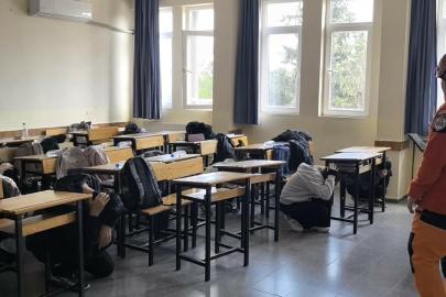 Datça'da deprem tatbikatı