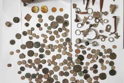 Gaziantep'te 179 tarihi sikke ele geçirildi: 1 gözaltı