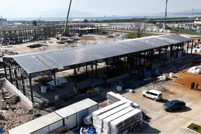 Kocaeli itfaiye depo binasında çalışmalar yüzde 80’e ulaştı