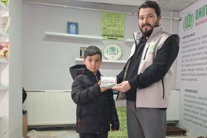 Küçük Yasin'den Gazze'ye anlamlı bağış