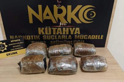 Kütahya’da 41 kilo uyuşturucu ele geçirildi: 59 gözaltı