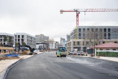 Malatya çarşı merkezinde altyapı tamamlandı, asfalt çalışmaları başladı