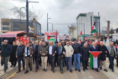 Malatya'da "Bölgemizde işgalci israil ve ABD askerlerini İstemiyoruz" yürüyüşü