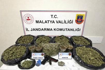 Malatya'da uyuşturucu operasyonunda 2 gözaltı