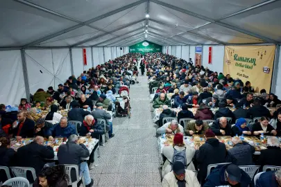 Samsun'da iftar çadırlarına yoğun ilgi