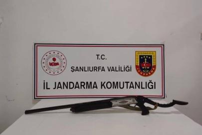 Şanlıurfa’da ruhsatsız silah operasyonu