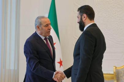 Ahmed eş-Şara, Hüseyin eş-Şeyh'i Şam'da kabul etti