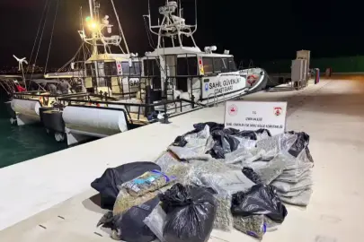 Ayvalık açıklarında narkotik darbe!