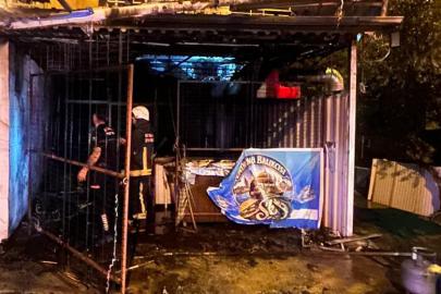 Balıkçı yangında kül oldu