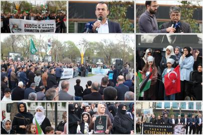 Batman'da STK’lardan siyonist rejime sert tepki: Mescid-i Aksa'nın kapatılması ve idam yasası kabul edilemez