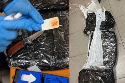 Bulgaristan'dan giriş yapan yolcunun üzerinden 5 kilo 510 gram uyuşturucu ele geçirildi