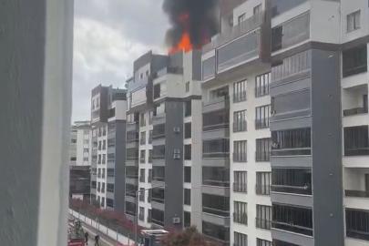 Bursa’da 8 katlı apartmanda yangın: Kurtarma çalışmaları sürüyor