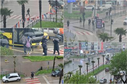 Bursa’da sağanak yağış etkili oldu