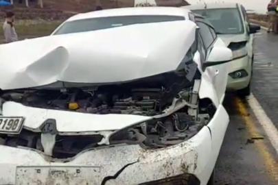 Cenaze konvoyunda zincirleme trafik kazası: 4 yaralı