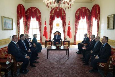 Cumhurbaşkanı Erdoğan, Rusya Federasyon Konseyi Başkanı Matviyenko'yu kabul etti