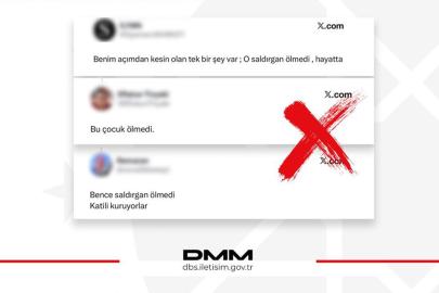DMM: Kahramanmaraş’taki saldırganın ölmediği iddiaları asılsızdır