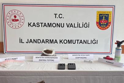 Kastamonu’da uyuşturucu operasyonu: 3 şüpheli tutuklandı