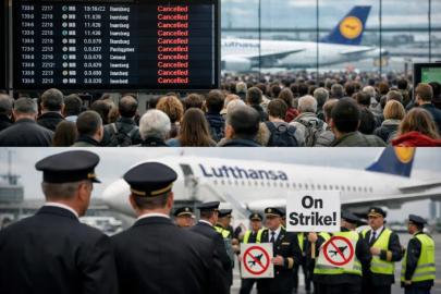 Lufthansa'da yeni grev dalgası: Yüzlerce uçuş iptal