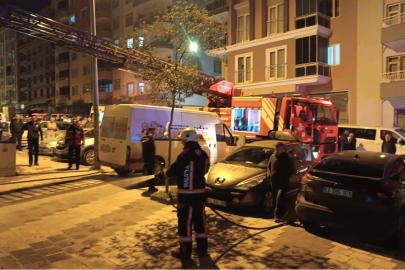 Malatya'da apartman yangını