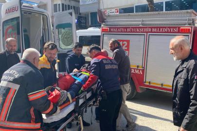 Malatya'da asansör boşluğuna düşen işçi ağır yaralandı