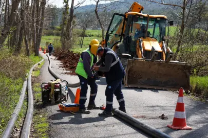 Sakarya Taraklı’da kaliteli su için yeni hat çalışması