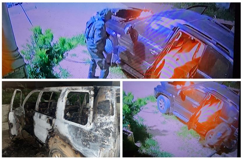 Siyonist çeteler, Filistinlilere ait iki aracı kundakladı