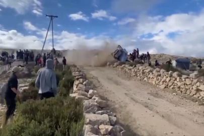 Yarış aracı seyircilerin arasına daldı: Bir ölü, 3 yaralı