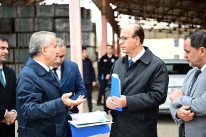 Yeşilyurt Belediye Başkanı Geçit yeni pazar alanlarını inceledi 