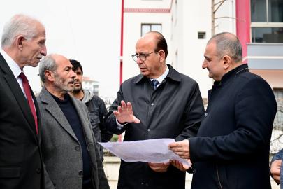 Yeşilyurt Belediye Başkanı Geçit, yol yenileme çalışmalarını inceledi