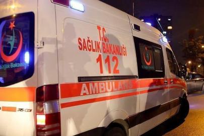 Bariyerlere çarpan otomobil alev aldı: 1 ölü, 1 yaralı