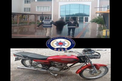 Burdur’da motosiklet hırsızlığı şüphelisi tutuklandı