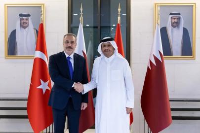 Dışişleri Bakanı Fidan, Katar Dışişleri Bakanı  Al Sani ile görüştü