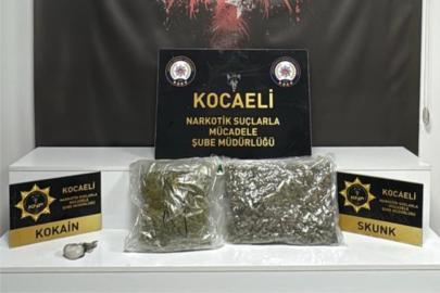 Durdurulan şüpheli araçta 2 kilo skunk ele geçirildi: Sürücü tutuklandı