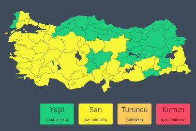 İçişleri Bakanlığı’ndan kuvvetli yağış ve fırtına uyarısı