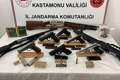 Kastamonu’da silah operasyonu: 5 şüpheli hakkında işlem