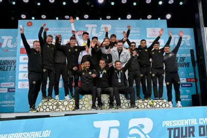 Konyalı sporcular Cumhurbaşkanlığı Turu'nda göz doldurdu