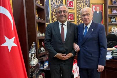 Bahçeli, CHP milletvekili Sezgin Tanrıkulu ile görüştü