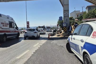 Büyükçekmece'de otomobille çarpışan motosikletin sürücüsü öldü
