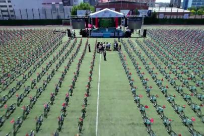 İstanbul'da lisanslı sporcu öğrencilere 2 bin 71 bisiklet dağıtıldı